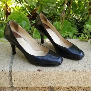 Cole Haan Black Platform Heels